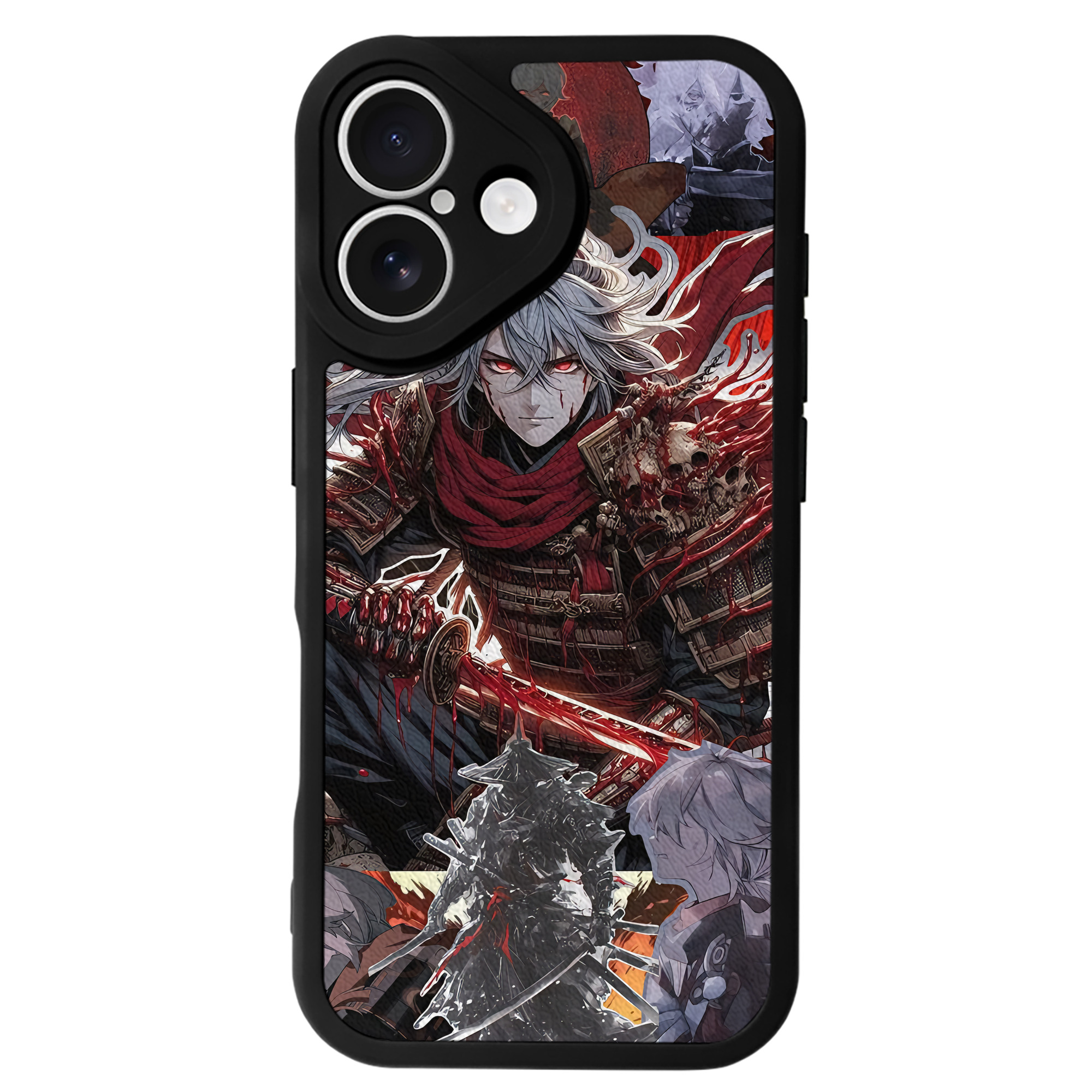 （画像用） 刀剣乱舞 Touken Ranbu 【iPhone 16シリーズ対応】シリコンスマホケース（レザー調） 材質：シリコン